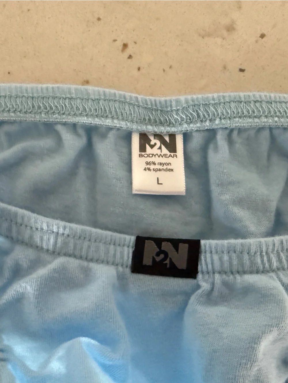 N2N Bodywear Air Basic Bikini, Light Blue, Large